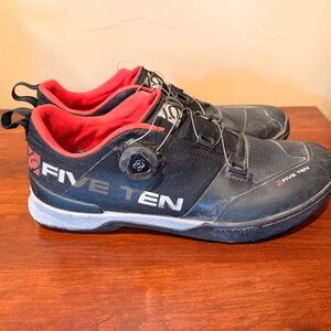Adidas Five Ten Cycling Shoes Mountain/Gravel Clip less size 9 1/2 black